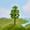 C, variant on VBXOAE Pointed Green Tree Model Multi-layer Perspective Tree Sand Table Green Plant Tree Perspective Succulent Flower Pot