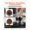 thumbnail image 2 of KFFKFF Coffee Equalizer 51mm, Dual-Function Espresso Leveler with Radial Base, Coffee Leveler made of 304 Stainless Steel featuring Simple Dismantling Mechanism, 2 of 9