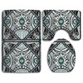thumbnail image 1 of ABPHQTO Tarot Juego de alfombras de baño de 3 piezas Alfombra de baño Alfombra de contorno y tapa de inodoro ABPHQTO Cont-CHAPPLE-13334, 1 of 2