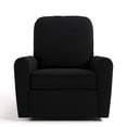 thumbnail image 3 of Storkcraft Amalfi Deluxe Power Recliner Swivel Glider, Black Boucle, 3 of 13