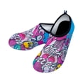 thumbnail image 3 of LTTVQM Water Shoes for Women Men Stretch Packable Quick-Dry Barefoot Aqua Socks for Beach Swim Surf Yoga Camping Casual Breathable Athletic Non Slip Shoes Vermilion 40(US-8Women/US-7Men), 3 of 5