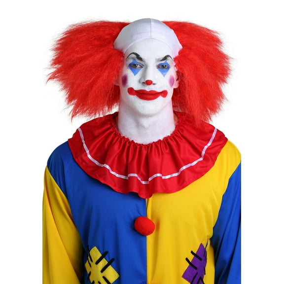 Red Clown Wig With Bald Spot