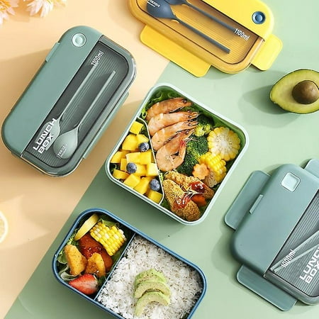 Office Worker Microwave Lunch Box Bento Box For School Kids Heating ...
