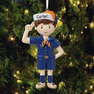  Boy Scouts Christmas Ornament - Officially Licensed - Custom  Scouts Shirt Holiday Christmas Tree Decoration : Home & Kitchen