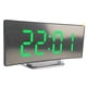 thumbnail image 4 of Reloj despertador digital espejo LED Zulema 2 piezas 17,6x8,3x6 cm, 4 of 8