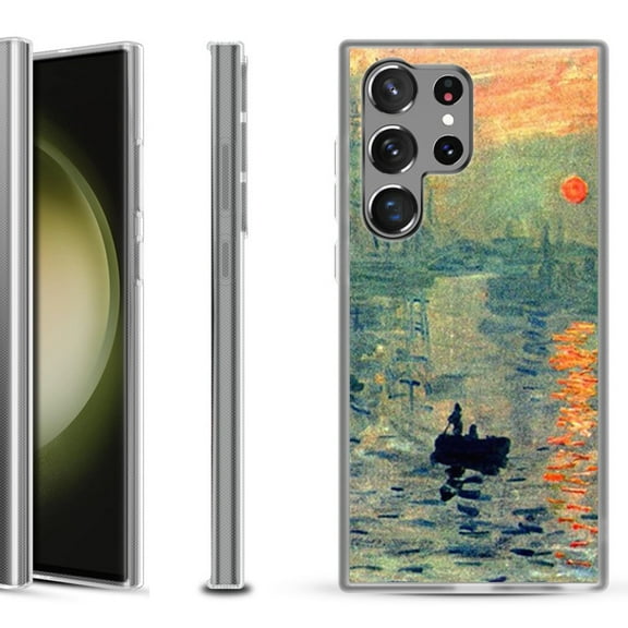 Shockproof Gel Phone Case for Samsung Galaxy S23 Ultra 5G, by OneToughShield ® - Sunrise Impression