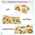 thumbnail image 4 of joogoo Cute Monkey Banana 2 Piece Long Sleeve Tee and Pants Cotton Pajama Set 3T, 4 of 7