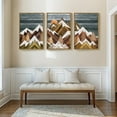 thumbnail image 4 of FCCUYE Neutral Abstract Wall Art Beige Large Wall Decor Boho Mid Century Modern Artwork Art Print for Living Room Bedroom Office 24"x36" Set of 3 Gift, 4 of 7