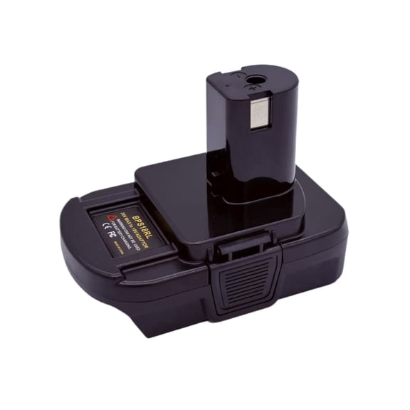 Battery Adapter Compatible with Black+Decker/Porter-Cable/Stanley 20V Lithium Battery, Replacement Converter for Ryobi 18V One+ Cordless Tools
