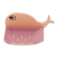 thumbnail image 3 of Unique Bargains 1 Pc Soap Dish Cartoon Whale Soap Holder for Bathroom Pink, 3 of 6