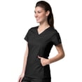 thumbnail image 1 of EON Haut de Blouse Médicale à Col en V en Maille pour Femmes Coolmax, 1 of 2
