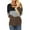 Brown, variant on gakvbuo Fall Plus Size Tunics Fall Outfits for Womens Leopard Print Color Block Long Sleeves Cutout Choker Tops Scoop Neck Casual Loose Fit Blousestops Pullover Sweatshirts