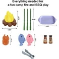 thumbnail image 2 of Educational Kids Camping Set: Fake Campfire with Grill Sticks, Pretend Play Food, and Grill Kit - Perfect Playhouse Accessories for Toddlers and Kids Ages 3,4,5,6, 2 of 7