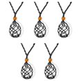 thumbnail image 1 of 5X Cordón de Collar Sostenedor de Piedra Vacío, Cordón de Collar para Cristales, Sostenedor de Piedra Colgante Sostenedor de Collar Ajustable Colgante, 1 of 9