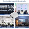thumbnail image 5 of Network Lan Switch 2 Ports, Rj45 Network Key-press Switch Splitter Selector Box, 100m 2 In 1 Out Or 1 In 2 Out, 2 Port Network Hub Black, 5 of 5