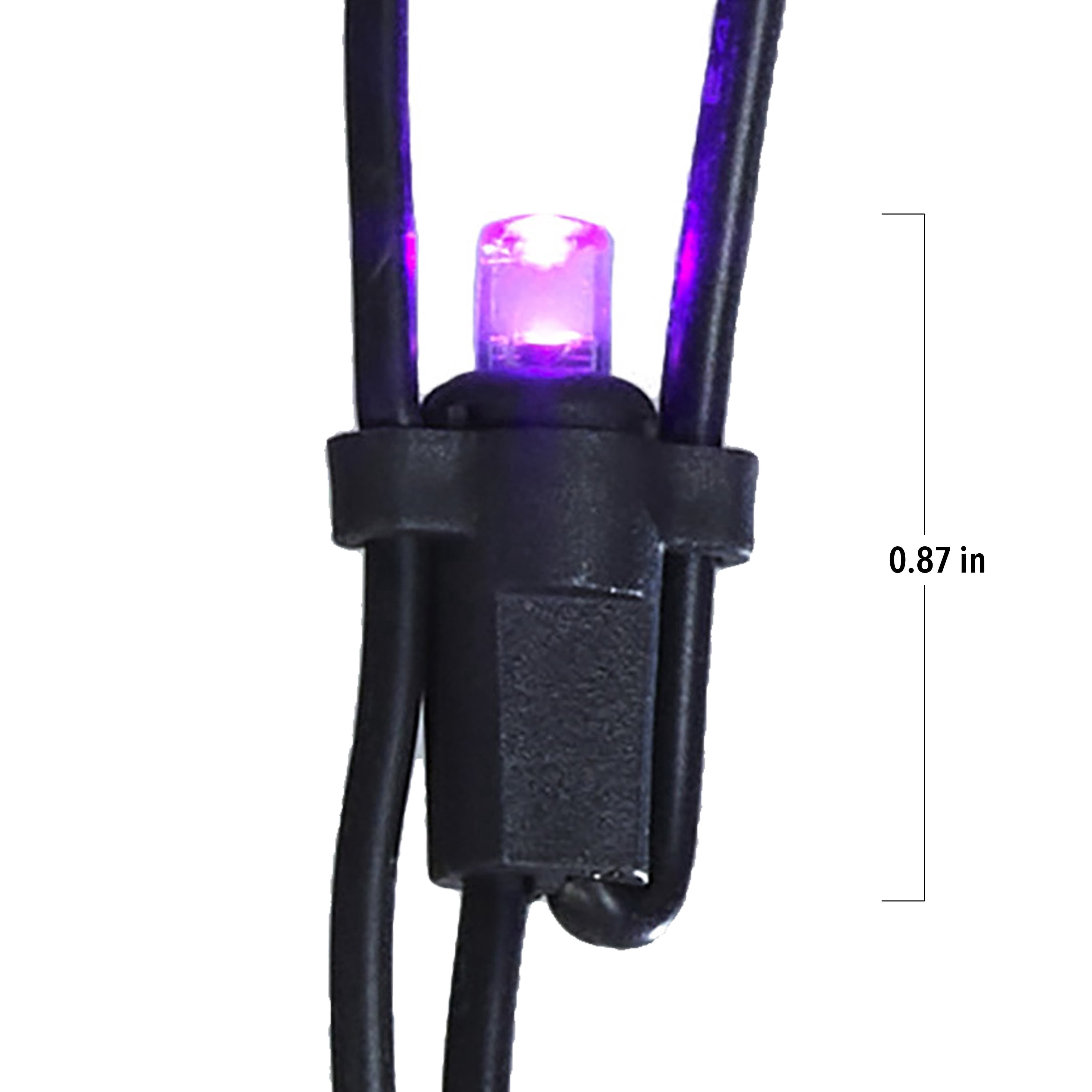 Indoor/Outdoor 50-Count LED Net Lights, Purple, 4' x 4', Halloween by Way To Celebrate