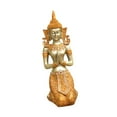 thumbnail image 3 of Estatua de Buda, figura de Buda tailandesa, obra de arte budista, resina, decoración Feng Shui. Oro, 3 of 9