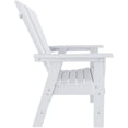 thumbnail image 3 of Paradise 7-Piece Rectangle Table Modern Adirondack Chair Dining Set, 3 of 9