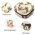 thumbnail image 3 of Sanitary Napkin Storage Bag for Girls Women, Portable First Period Pads Bag Tampons Holder Girls Travel Makeup Bag, Large Capacity Seamless Giraffe Head Pattern, 3 of 6