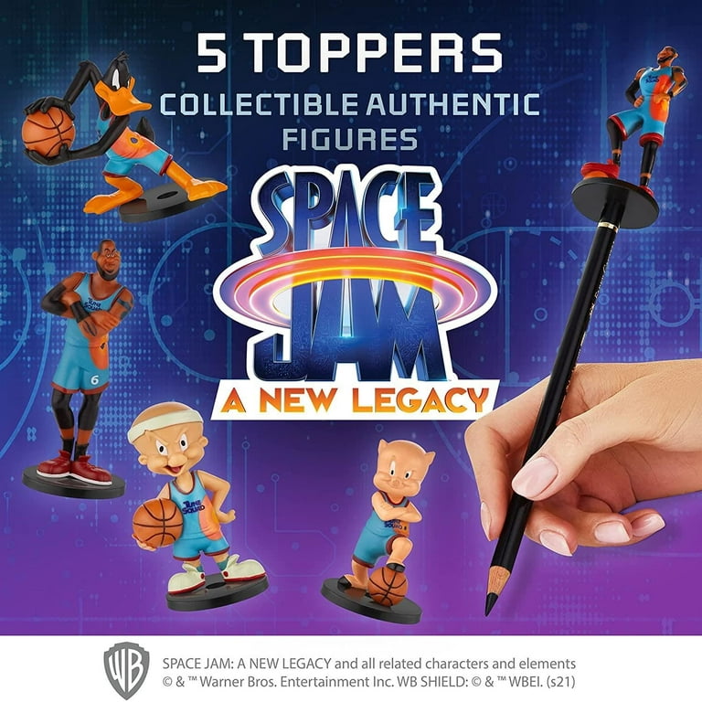 Space Jam Pencil Toppers 5pk Elmer Fudd Daffy Duck Porky Pig