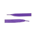 thumbnail image 3 of Women's Extra Wide Shoestrings Flat Satin Ribbon Shoelaces for Sneakers 2 Pairs Dark Purple 70cm/27.6", 3 of 4