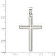 thumbnail image 5 of Auriga Fine Jewelry 925 Sterling Silver Cross Pendant for Women L - 44mm, W - 23mm, 5 of 6