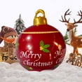 thumbnail image 2 of Bola inflable del PVC de la Navidad de 24 pulgadas, bolas de las decoraciones al aire libre, B, 2 of 5