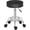 Black, variant on Round Bar Stool with Lines Rotation Counter Adjustable Height, Modern Bar Stools 360° Swivel PU Leather Armless Bar Chair for Kitchen Dining Living Bistro Spa, (White, Round)