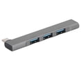 thumbnail image 1 of Estación De Acoplamiento Del USB C, Tipo C Hub Pequeños Puertos Portátiles Del Chip De Función OTG 4 Para La Oficina, 1 of 7