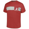 thumbnail image 2 of Men's Profile Crimson Alabama Crimson Tide Big & Tall Color Stripe T-Shirt, 2 of 3