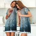 thumbnail image 4 of Sikiie Winter Rabbit Print Women's Short-sleeved Nightdress, Round Neck Pullover Nightdress Pajamas Summer Home Wear, 4 of 6