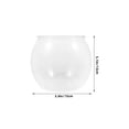 thumbnail image 2 of SOPOTUTU Shatterproof Plastic Fish Bowl for Desktop Use Transparent Small Aquarium with Clear Viewing, 2 of 8