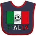 thumbnail image 3 of Inktastic Italian Soccer Boys or Girls Baby Bib, 3 of 4