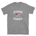 thumbnail image 1 of Athens Georgia Patriot Men's Cotton T-Shirt, 1 of 1
