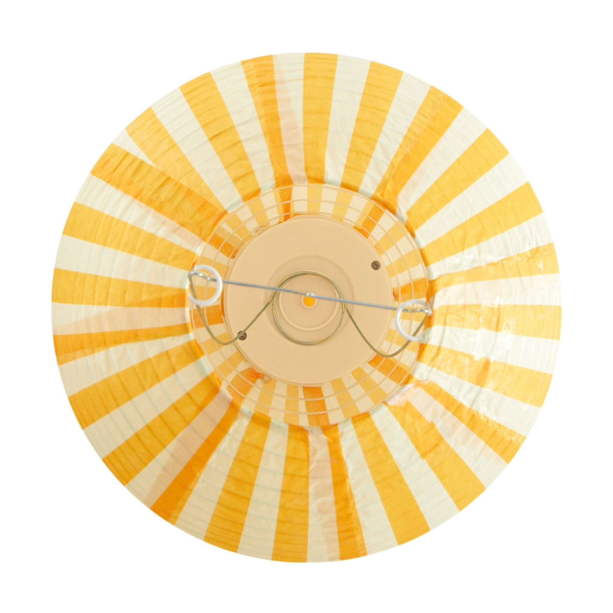 Urban Shop 8.2"H x 9"D Paper Lantern Table Lamp, Yellow