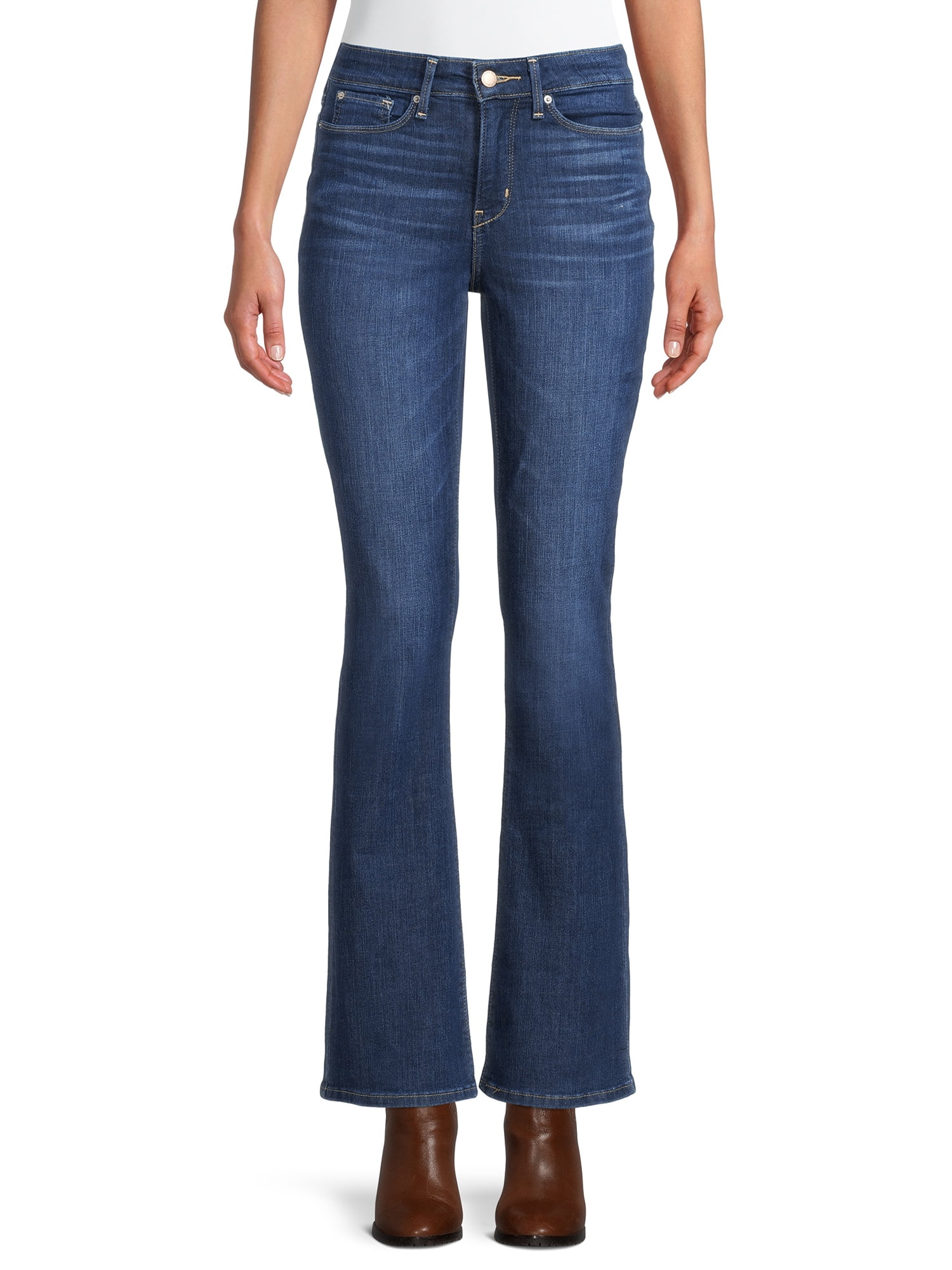 Signature by Levi Strauss & Co. Women's Shaping Mid Rise Bootcut Jeans -  