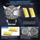 thumbnail image 5 of LED Lens Spotlight Color Light Auxiliary Fog Lamp Double Lenses Spotlights for Motorcycle Truck Car, 5 of 5