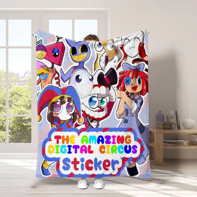 New Game The Amazing Digital Circus Blanket Digital Circus Print Blanket