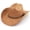Camel, variant on Western Cowboy Hat for Women and Men Big Wide Brim Felt Hats for Cowboys and Cowgirls