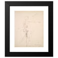 thumbnail image 2 of Paul-Jacques-Aimé Baudry 15x18 Black Modern Framed Museum Art Print Titled - Study of Apollo for Marsyas (Recto) (Late 1860s), 2 of 5