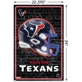 thumbnail image 3 of NFL Houston Texans - Neon Helmet 23 Wall Poster, 22.375" x 34", 3 of 4