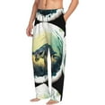 thumbnail image 2 of Disketp Watercolor Turtle3 Men's Pajama Pants - Ultra Soft Fleece Sleep and Lounge Pants (Size: S-XXL), 2 of 6