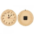 thumbnail image 1 of Reloj de sauna de madera, reloj de sauna tipo número, suministros para sala de sauna, reloj, artesanía excepcional Jadeshay A, 1 of 8