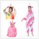 thumbnail image 2 of Pijama de una pieza con dibujos de animales para niños, ropa de hogar de manga larga de franela con diseño de caballo y cielo estrellado de arcoíris, 2 of 6