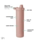 thumbnail image 2 of Botella de agua simple, moderna, filtrada, de 700 ml, de acero inoxidable, 2 of 9