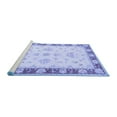 thumbnail image 2 of Ahgly Company Machine Washable Indoor Rectangle Oriental Blue Traditional Area Rugs, 2' x 3', 2 of 4