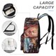 thumbnail image 4 of Aves de Presa-theme Backpack, Campus style schoolbag Bookbag with Adjustable Shoulder Straps And Large Zip Compartment, Unisex Travel Bags.42x30x15cm, 4 of 6