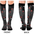 thumbnail image 2 of FREEAMG Cute Cats Compression Socks for Men & Women Knee High Stockings for Running, Sport, Hiking & Travel, 2 of 7