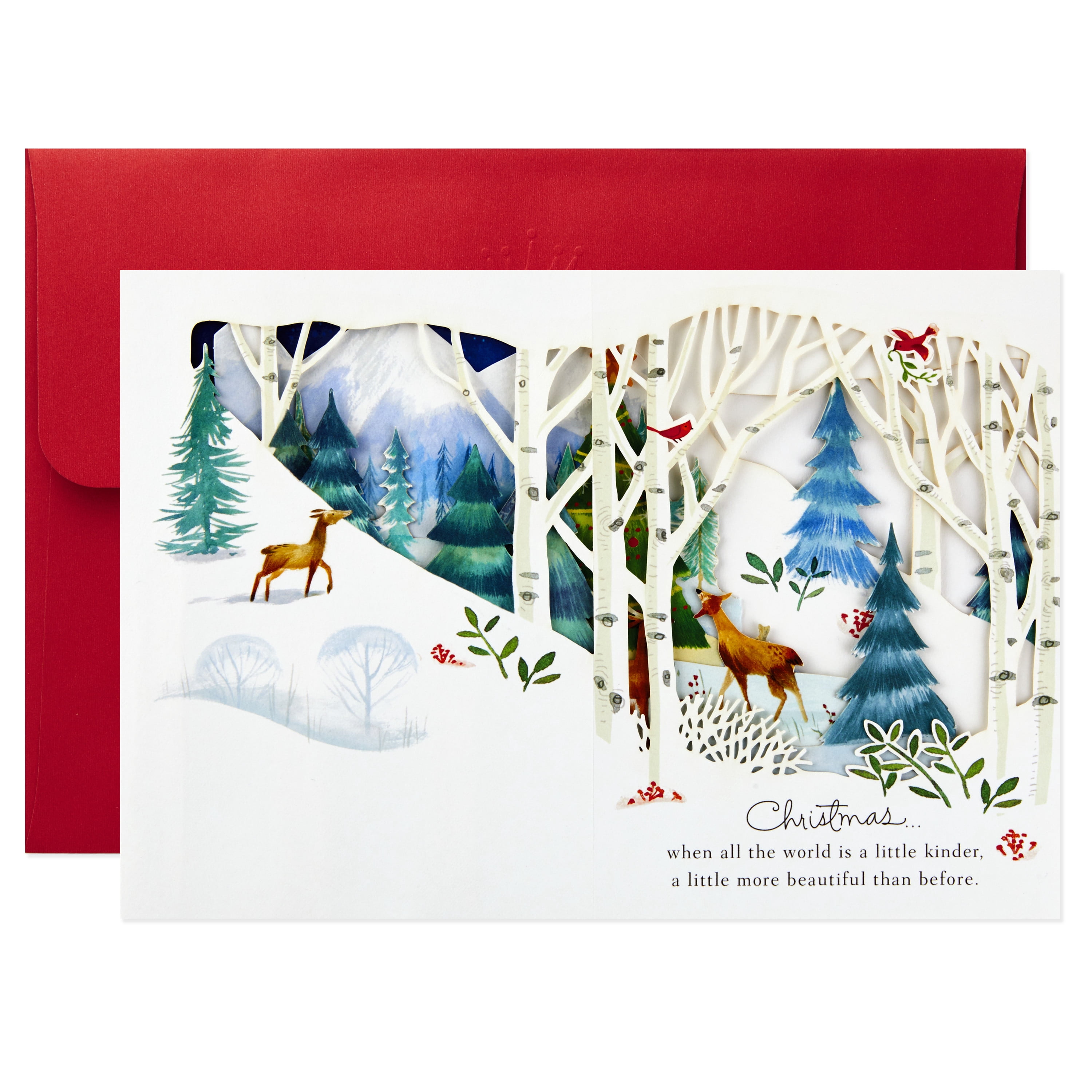 Hallmark Christmas Greeting Card with Envelope, 9.4" x 0.20"