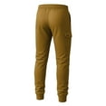 thumbnail image 5 of Cargo Joggers for Men High Waisted Scrub Joggers Draswstring Elastic Waist Stretchy Scrub Pants with Zip Pockets Khaki 2XL, 5 of 5